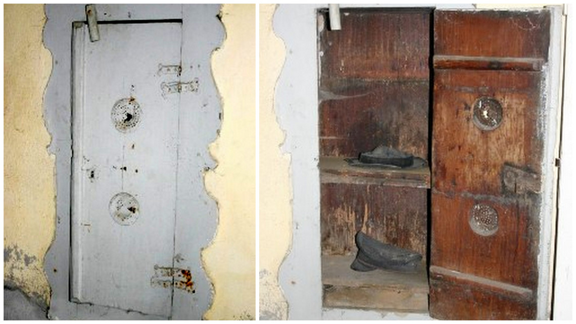 Wandschrank mit oberlausitzer Kopfbedeckung Wandschrank mit oberlausitzer Kopfbedeckung